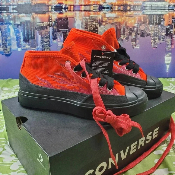 Converse women jack purcell chukk cherry 🍒 - Picture 1 of 13